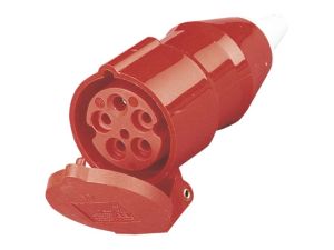 Kupplung, 3 x 400 V, 16 A, "Nase 6 Uhr"