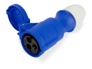 Kupplung, 1 x 230 V, 16A, "Nase 6 Uhr"