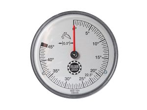 Anzeigeuhr mit Analoganzeige für Kreissägeblatt-Schwenkung