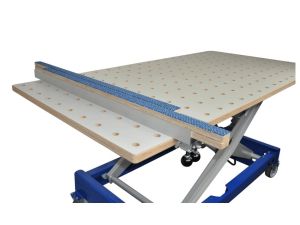 Beispielbild mit 2 montierten Auszugsleisten (1 Stk. im Lieferumfang)