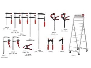 BESSEY Zwingenwagen - 57-teiliges Komplett-SET von Neureiter