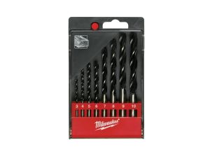 MILWAUKEE Holzspiralbohrer DIN 7487 E Kassette 8-teilig