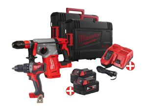 MILWAUKEE Akku-Kombihammer M18 BLHX SET