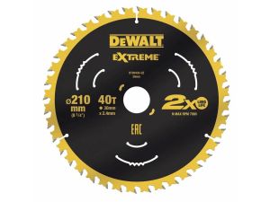 DEWALT Sägeblatt 210x30 40WZ