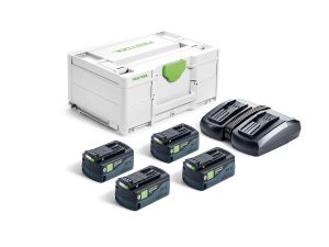 FESTOOL Energie-Set SYS 18V 4xHP5,0/TCL6DUO