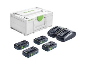 FESTOOL Energie-SET SYS 18V 4x4,0/TCL 6 DUO
