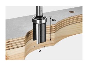 FESTOOL Bündigfräser HW S8 D19/NL25