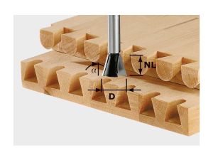 FESTOOL Grat-/Zinkenfräser HW S8 D16/13,5/15°