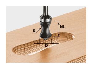 FESTOOL Griffleistenfräser HW S8 R16/NL32