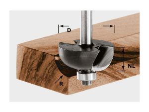 FESTOOL Hohlkehlfräser HW S8 D25,5/R6,35 KL