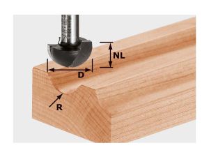 FESTOOL Hohlkehlfräser HW S8 R8