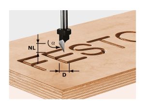 FESTOOL Schriftenfräser HW S8 D11/60°