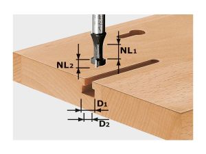 FESTOOL T-Nutfräser HW S8 D10,5/NL13