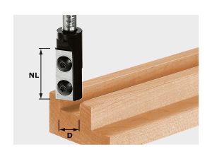 FESTOOL Nutfräser-Wendeplatten HW S8 D12/30 WP Z1