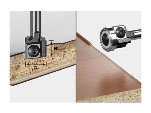 FESTOOL Bündigfräser-Wendeplatten S8 HW D19 12x12 KL OFK