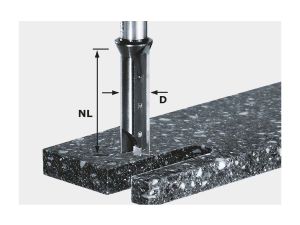 FESTOOL Nutfräser-Wendeplatten HW S12 D14/45 WM