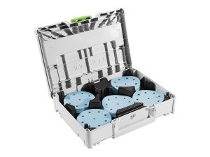 FESTOOL Schleifmittel-Systainer³ SYS-STF D125 GR-Set Granat