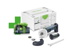 FESTOOL Akku-Winkelschleifer AGC 18-125 EB-Basic-5,0