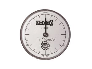 Digitaluhr linksdrehend