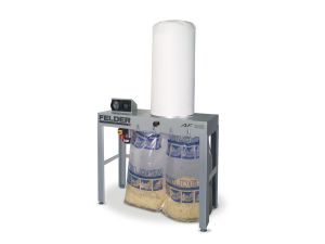 FELDER stationäres Absauggerät AF22 mit Stahllüfterrad (Stellfüße), Stand