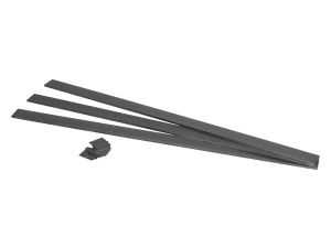 Einstellbare Bodenschiene für Auslegertisch mit Bodenstützrolle