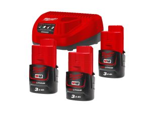 MILWAUKEE Akku Energy-KIT M12 NRG-303