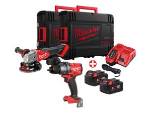 MILWAUKEE Akku-Werkzeug SET M18 FPP2E3-502X FUEL™