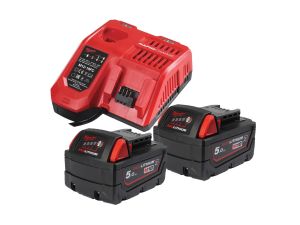 MILWAUKEE Akku Energy-KIT M18 NRGCR-502 Chemikalienbeständig