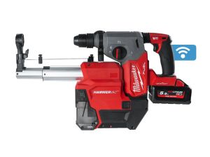 MILWAUKEE Akku-Kombihammer + Staubabsaugung M18 ONEFHXDEL-552C FUEL™ ONE-KEY™