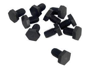 Keilleistenschrauben mit Sechskantkopf, 10 Stück