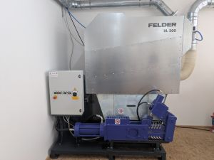 Felder Absauggerät und Brikettierpresse RL-200 + FPB 60
