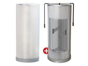 Manual cleaning and cartridge filter SET