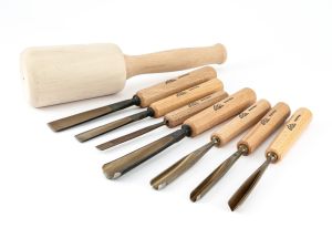 STUBAI Schnitzeisen SET "Einsteiger" 8-teilig