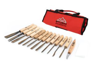 STUBAI Schnitzeisen SET 14-teilig