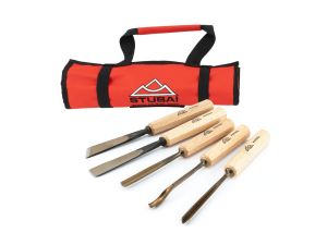 STUBAI Schnitzeisen SET 5-teilig