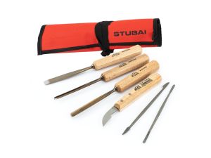 STUBAI Schnitzeisen - Riffelraspel SET 6-teilig