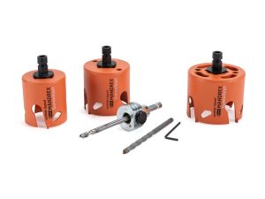 MANDREX MXqs Lochsägen SET SuperXcut Ø 60 | 68 | 80 mm