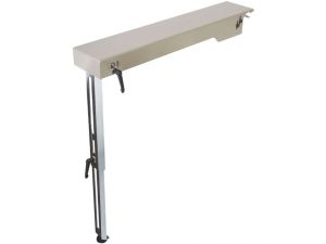HAMMER Tischverlängerung Länge 800 mm, Abstützfuß,  für Rundwelle Ø 50 mm