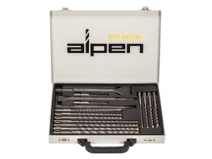 ALPEN Steinbohrer- und Meißel FORCE X SDS-Plus SET 16-teilig