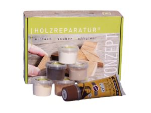 HOLZREPARATUR Öko-ToolBox Spachtelmassen SET