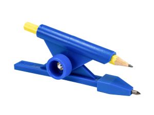Parallelanreißer mit Zirkelspitze blau