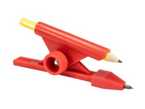 Parallelanreißer mit Zirkelspitze rot