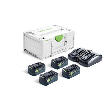 FESTOOL Energie-Set SYS 18V 4xHP5,0/TCL6DUO