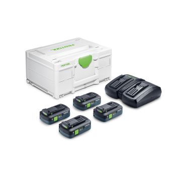 FESTOOL Energie-Set SYS 18V 4xTBX4/TCL6DUO