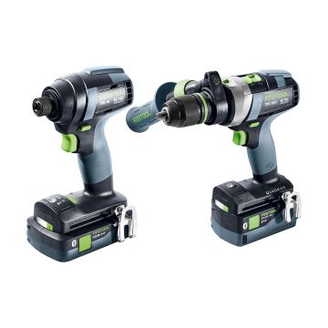 FESTOOL Schrauber- und Bohrer-Set TID 18 5,0/4,0-SET TPC 18/4