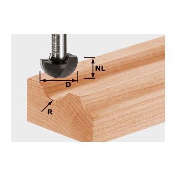 FESTOOL Hohlkehlfräser HW S8 R8