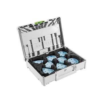 FESTOOL Schleifmittel-Systainer³ SYS-STF D90/V93 GR-Set Granat