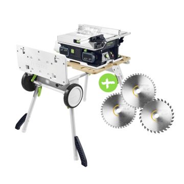 FESTOOL Akku-Tischkreissäge CSC SYS 50 EBI-SET