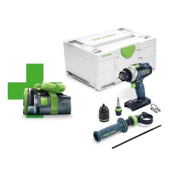 FESTOOL Akku-Schlagbohrschrauber TPC 18/4 I-Basic-5,0 QUADRIVE