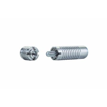 LAMELLO Verbinder SET Invis Mx2 inkl. Eindrehmutter 14 mm | 20 Paar 
